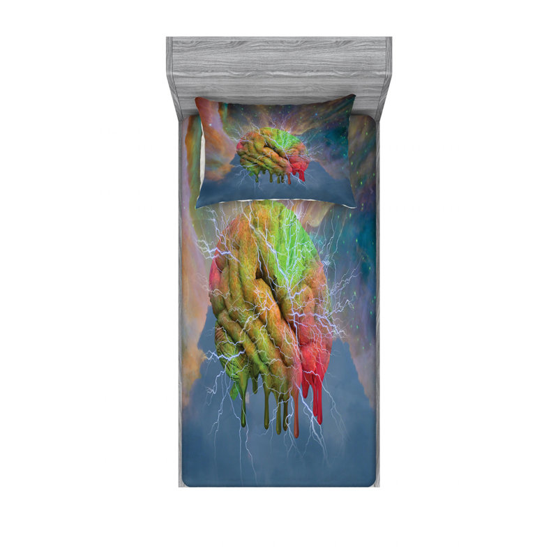 Drap-housse en microfibre Brain Storm