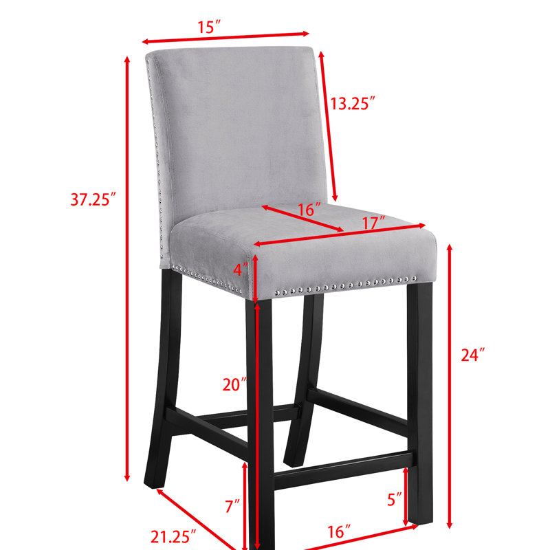 Chaises de salle à manger grises de 4 personnes - Confort et durabilité fusionnées avec des coussins épais, revêtement d'ameublement Scratch, installation facile, options de transport sécurisées, rembourrage confortable, surface, assemblage, système de livraison