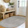 Tapis gris anthracite tressé à la main Elkhorn