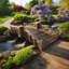 Pont de jardin secret 7 pi