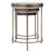 Uptown Mirrored Glass Top Nesting Tables-716351711