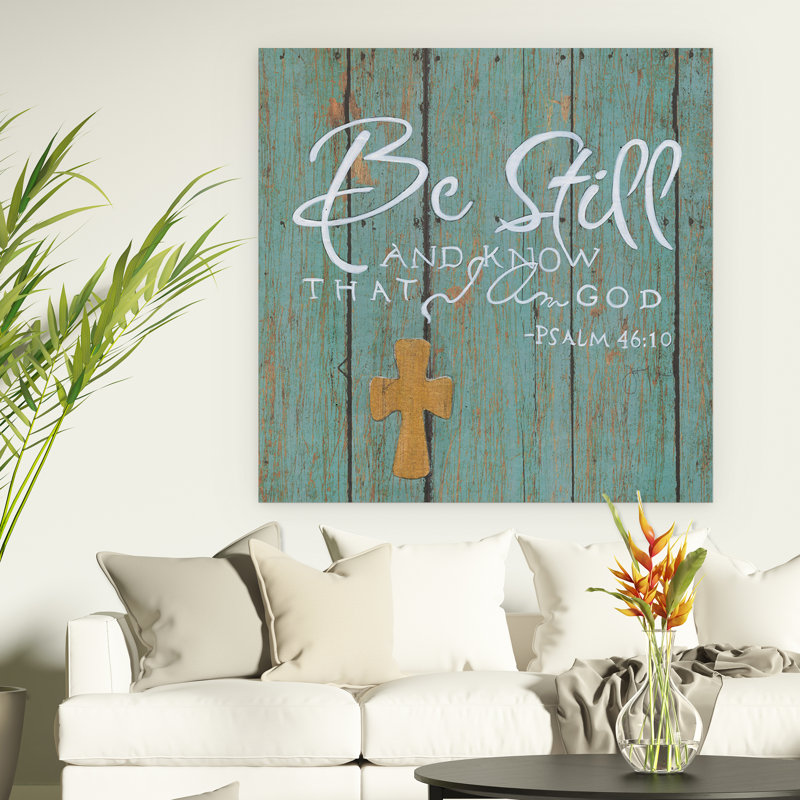 « be still », reproduction de peinture à l’acrylique sur toile tendue de galerie, H 16 po x l 16 po x P 1,5 po