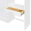 Lit double blanc avec bureau et rangement au-dessus, parfait pour les petits espaces, étagères intégrées de conception pratique et peu encombrantes, chambres d'amis idéales, support de matelas confortable-2087617827-2087617826
