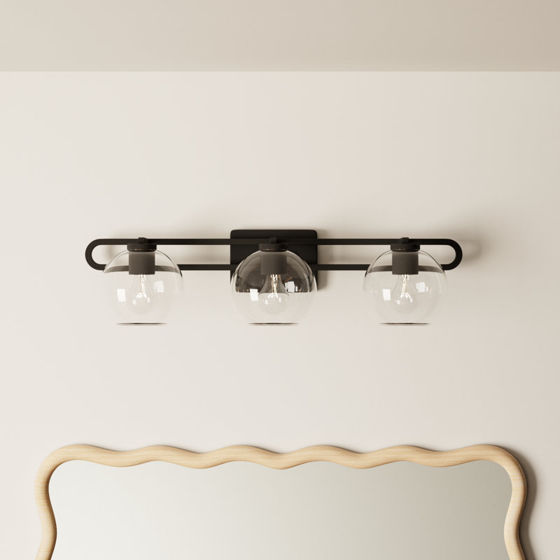Eveline 3 - Light Dimmable Vanity Light, Midnight Black