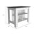 Cala Kitchen Island, Four Legs, Three Shelves-123091204-123091225
