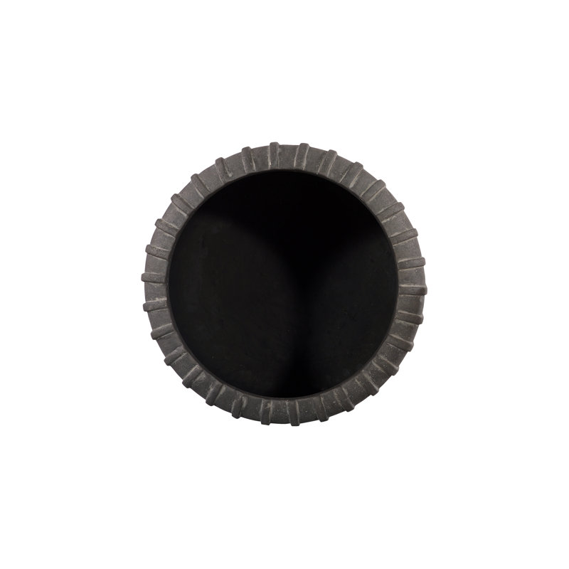 Vertical Vase, Raw Gray