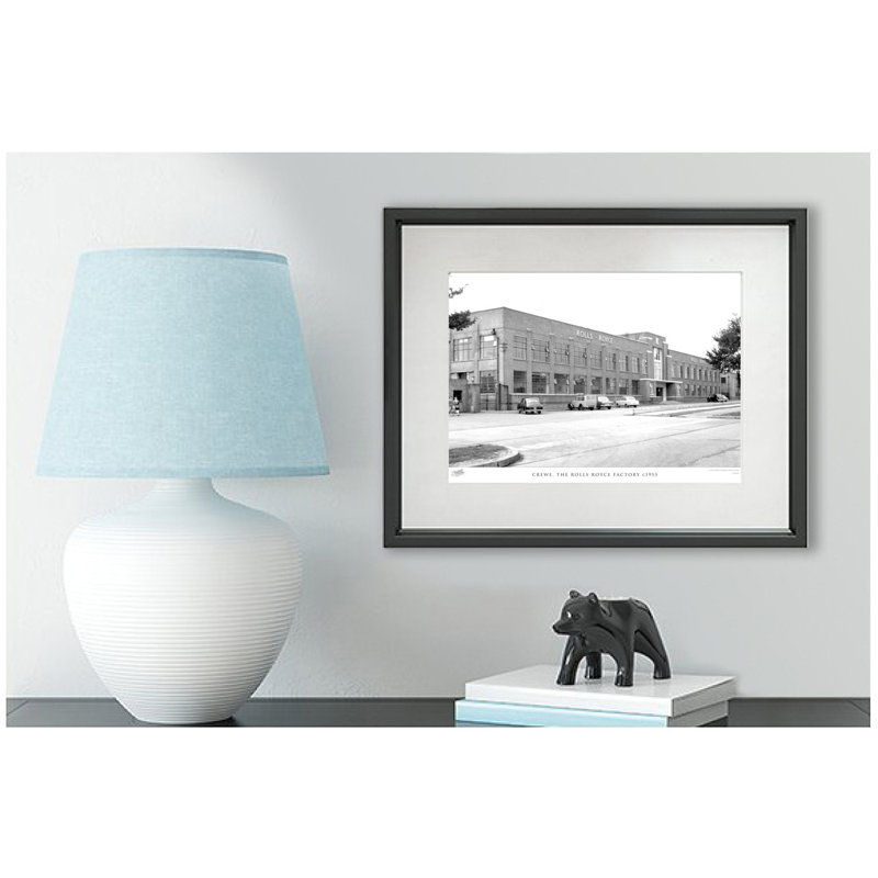 Crewe, The Rolls Royce Factory C1955 by Francis Frith - Single Picture Frame Print, 60cm H x 80cm W x 2.3cm D