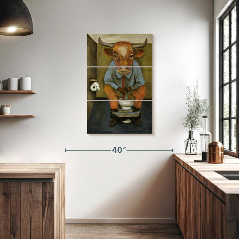 Bull Shitter, 38" H x 24" W