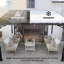 Pergola d'extérieur 11 pi x 10 pi, pavillon mural à toit rigide adossé