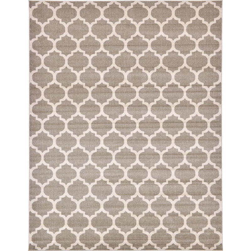 Tapis beige Cohleen, Rectangle 10 pi x 14 pi
