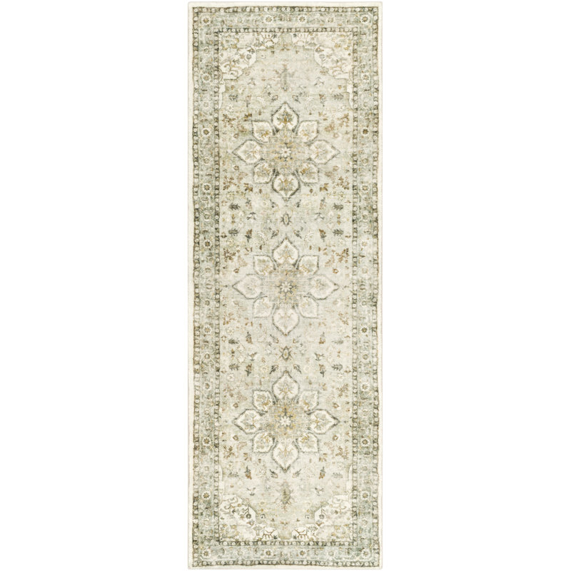 Louane Machine Woven Oriental Area Rug, Runner 2'6" x 7'6"