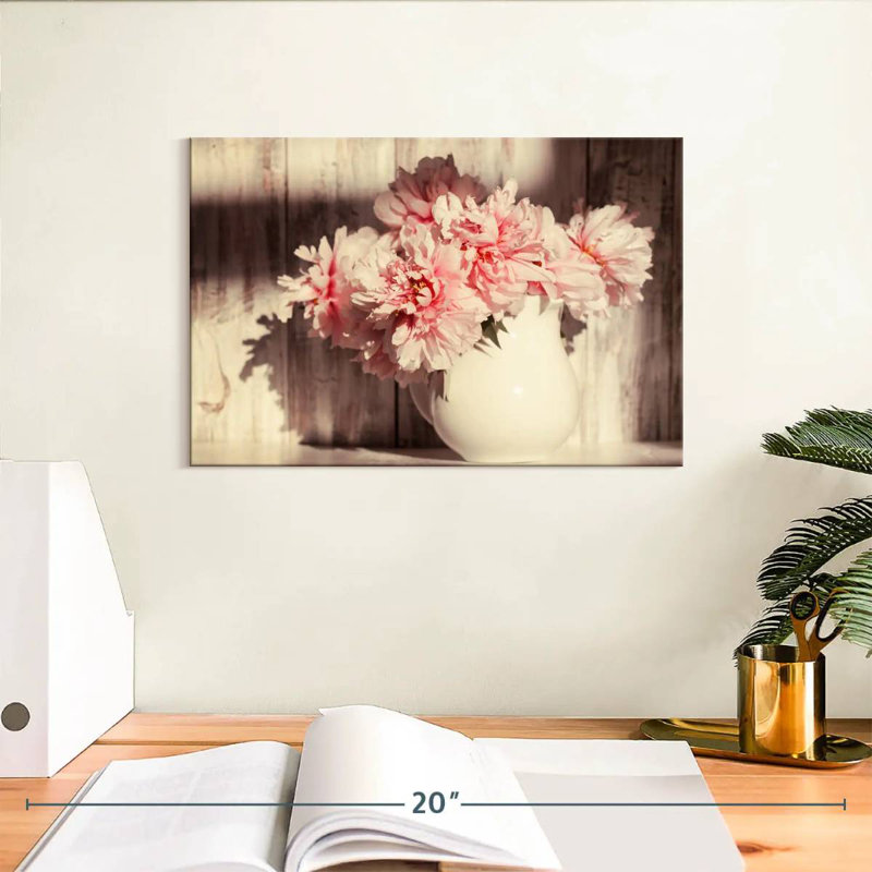 Harnek Sun - pivoines lumineuses, H 8 po x l 12 po