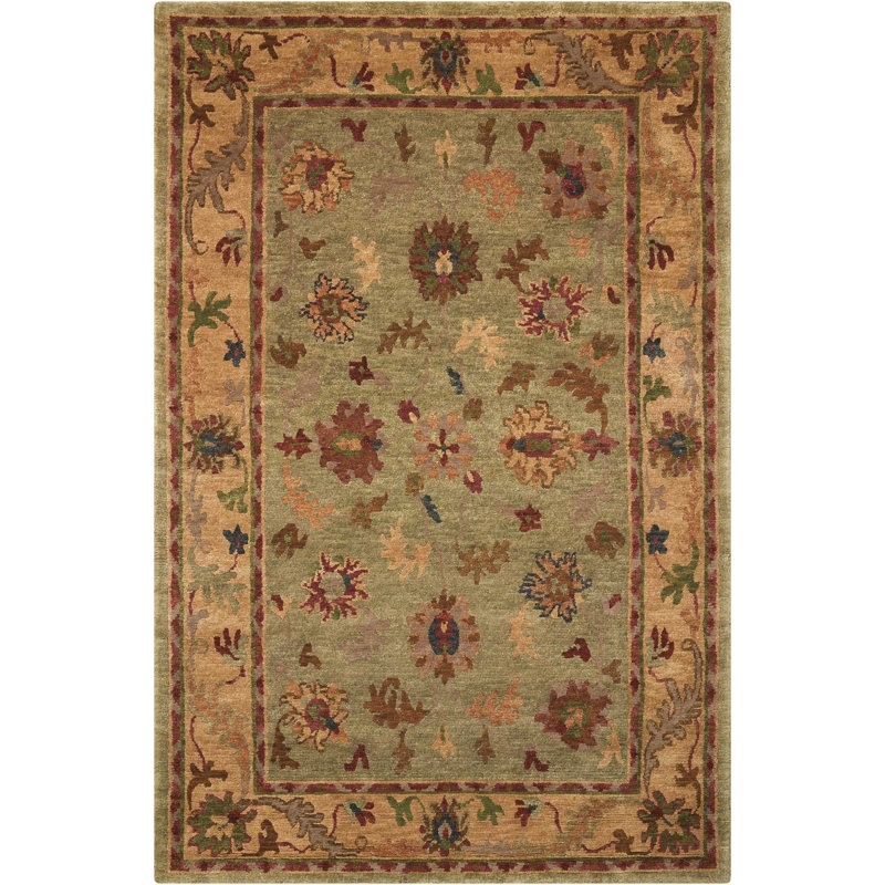 Nourison Tahoe 8'6" x 11'6" Green Traditional Indoor Rug