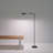 Leaf 53 in. Industrial Vintage Reading Floor Lamp with Metal Shade and 3-Way Dimming Options - Integrated LED Light-119216545