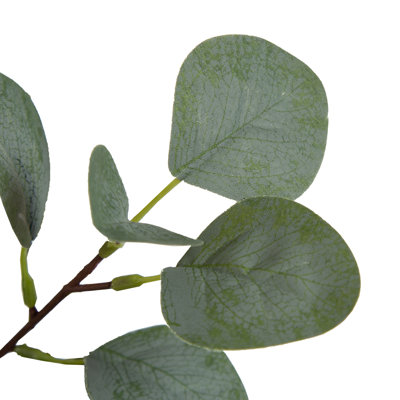 Faux eucalyptus moderne Eudora avec pot de chambre de bébé et mousse ensachée