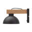 Lorenza 1-Light Dimmable Black Armed Sconce