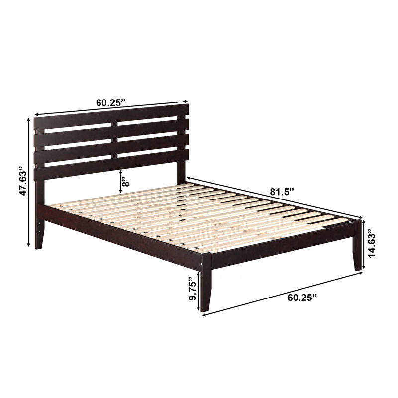 Lit plateforme Giga, Grand, Espresso