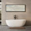 «Greenish Grey Clouds Minimal Modern Relax Calm Extra Large», reproduction d'art sur toile encadrée-107118438-111666033