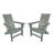 Meridian All-Weather Modern HDPE Adirondack Chair