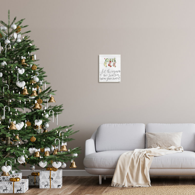 «Coziness of this Season» par Katie Doucette - Art textuel, H 15 po x l 10 po, Plaque murale