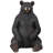Bear-Zerk Giant Sitting Black Bear Statue