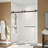 55" - 59" W X 72" H Double Sliding Frameless Shower Door With Clear Tempered  Glass-106813430