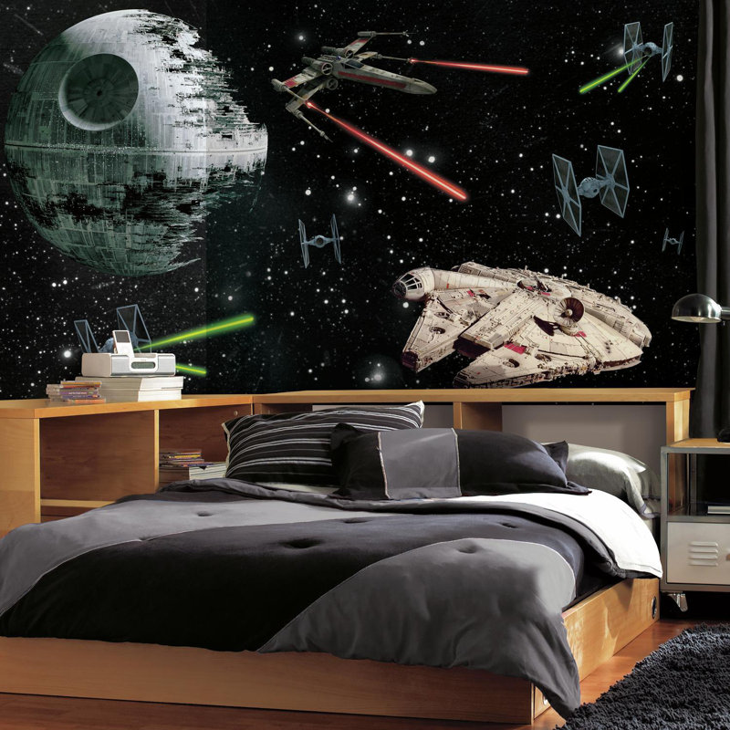 Panneau mural 10,5 pi x 72 po Star Wars