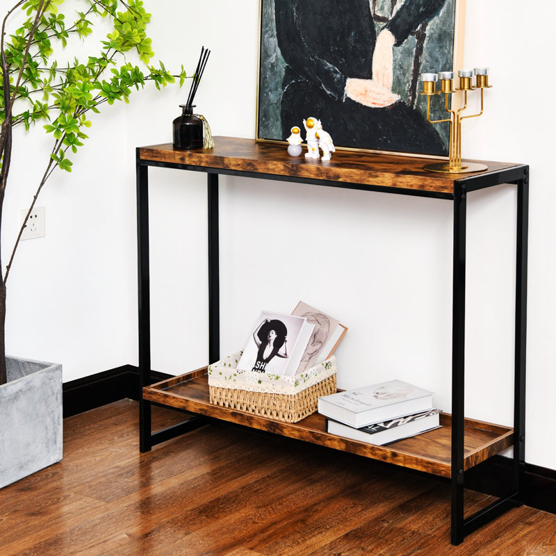32.92'' Solid Wood Console Table