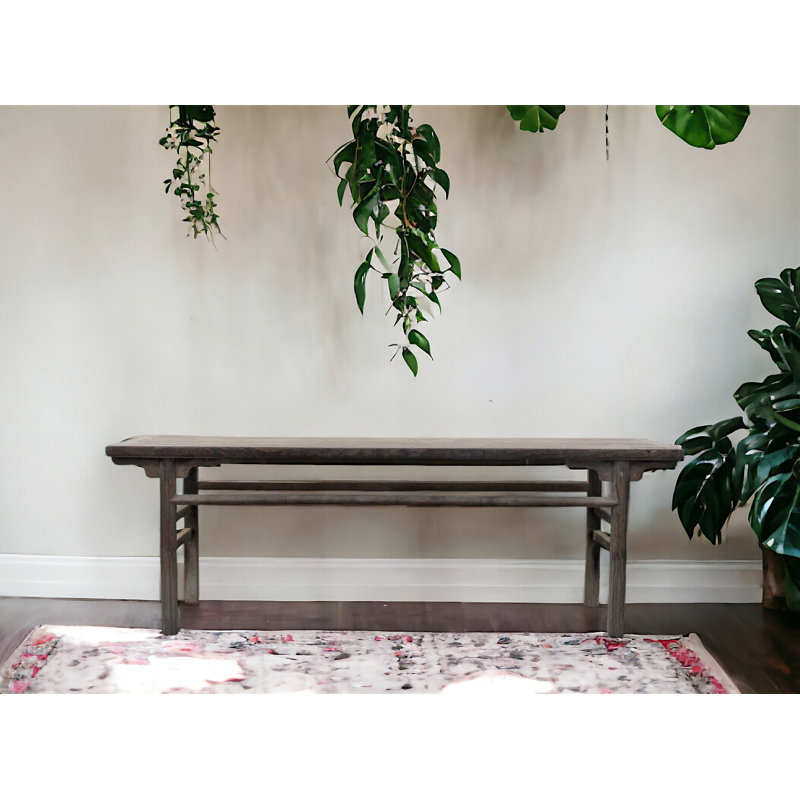 95.7'' Solid Wood Console Table
