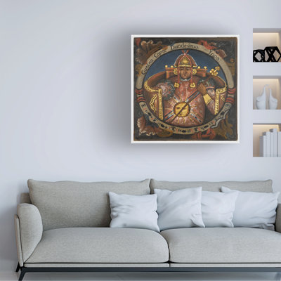 Peruvian School Huayna Capac, 12Th Inca King, Cuzco School, Mid-18Th Century Canvas Art
