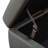 51 Inch Faux Leather Rectangle Storage Ottoman-825615988