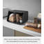 Tower Bread Box With Removable Bamboo Wooden Cutting Board Lid, Kitchen Storage Box-89603588