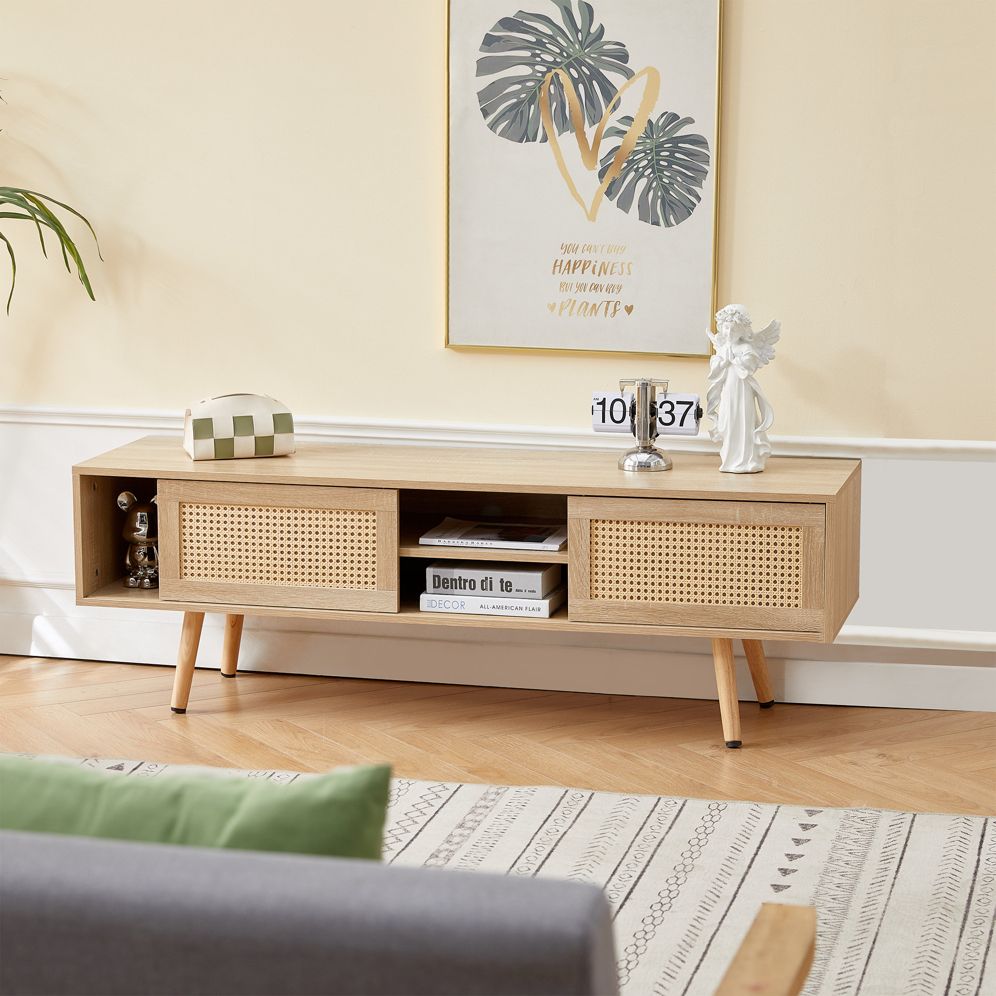 Bay Isle Home Amiyah 55.12'' Media Console | Wayfair