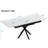 Extendable Dining Table Black With Grey Desktop-370463819