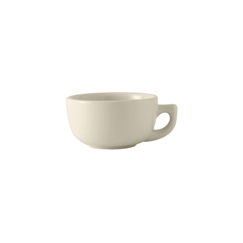 Duratux Ceramic Cappuccino Cup, Eggshell White
