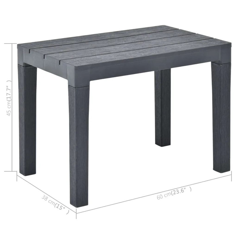 2 - Person Dining Set, Black