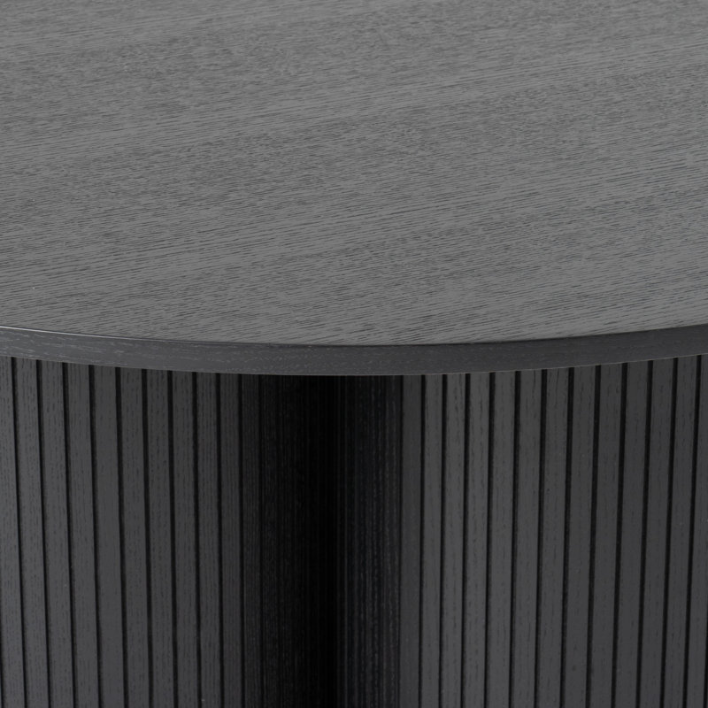 Round Dining Table, Black