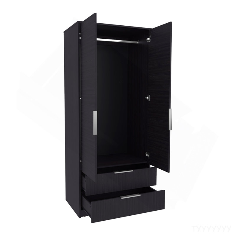 Armoire Trappe, chambre, noir