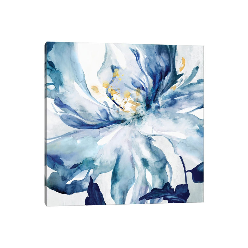 Blue Grande II - Estampe numérique sur toile tendue avec châssis
