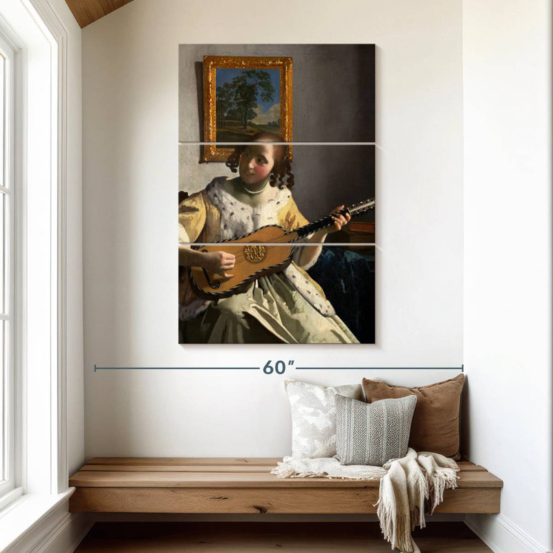 Abarca, le joueur de guitare, H 50 po x l 32 po
