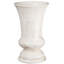 Vase de table en céramique blanc 10 po Sebbi