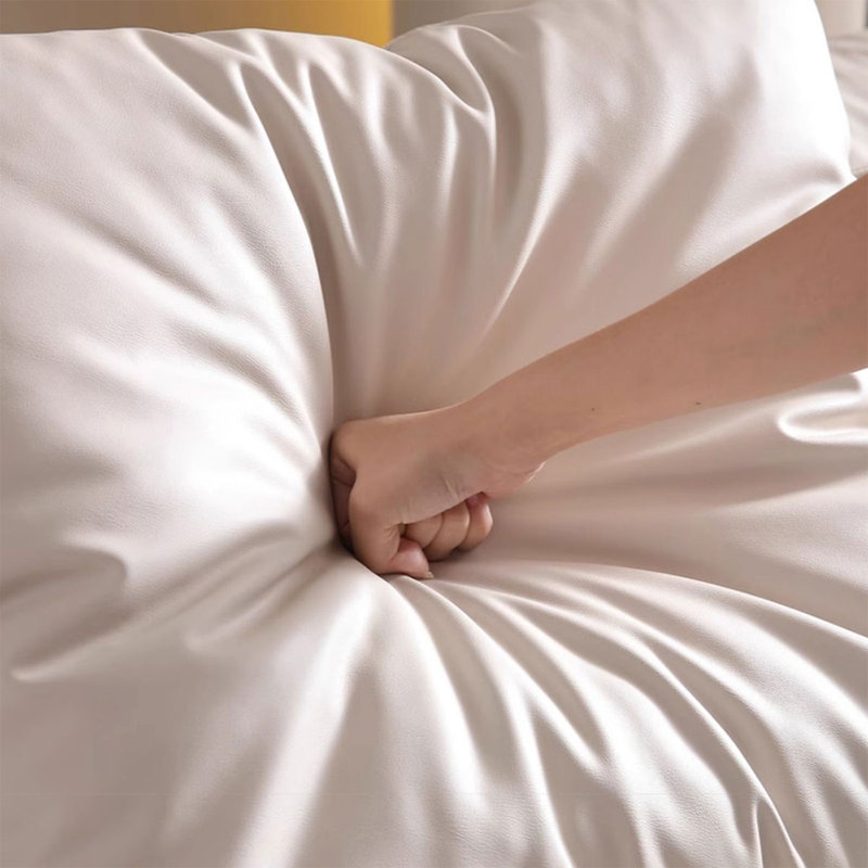 Coussin de canapé modulaire en microfibre blanc, H 25,59 po x l 94,49 po x P 39,37 po