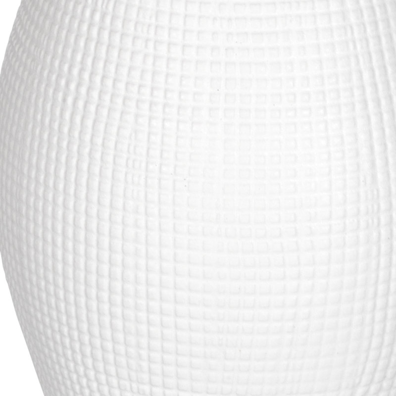 Forma White Ceramic Vases, Large, Set/2