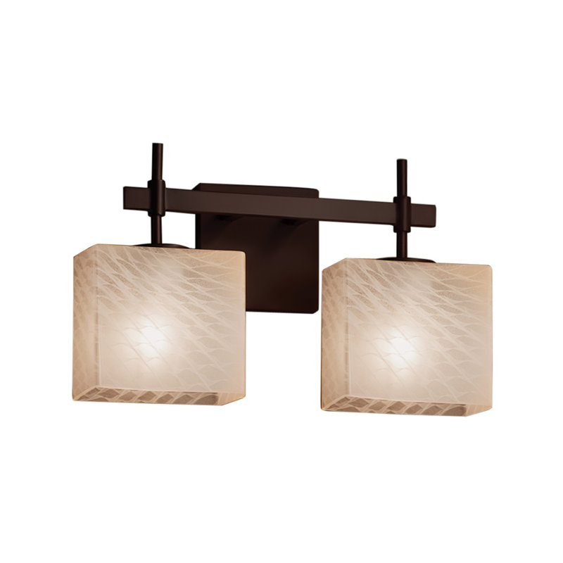 Casson 2 - Light Bath Bar, Dark Bronze, Weave