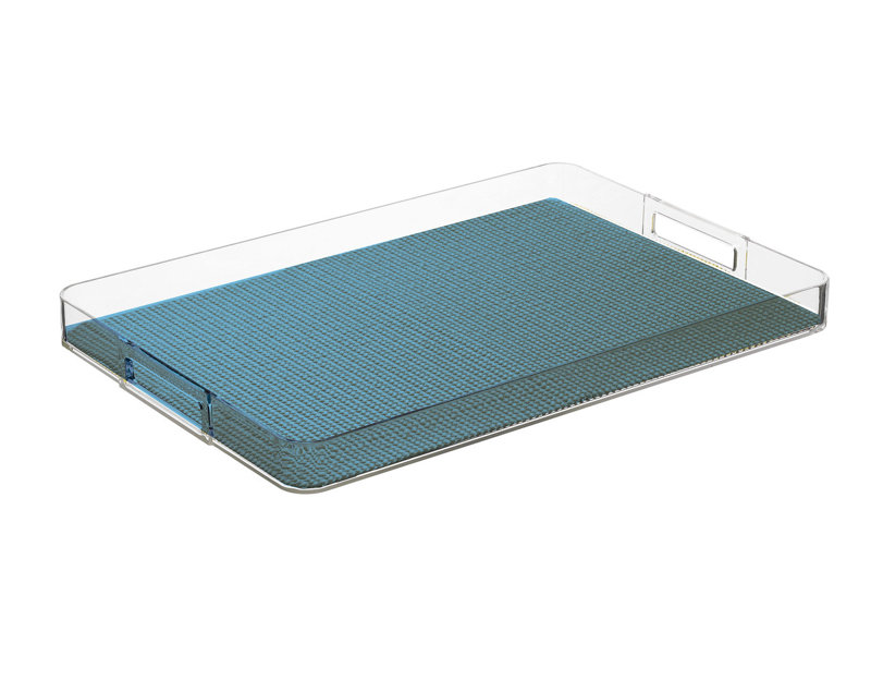 Agnese Plastic / Acrylic Tray, Blue