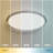 32-Inch Oval Double Ring LED Ceiling Light - 35W Dimmable Flush Mount