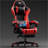 HLDIRECT Gaming Chair with Pocket Spring Cushion, Video Game Chair, Gaming Computer Chair, Ergonomic Chairs with Massage Lumbar Support for Adults, Swivel PU Leather Office Chair-110915885