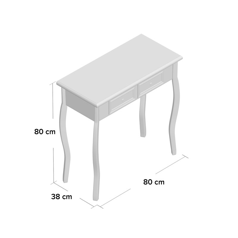 Meridian 80cm Console Table