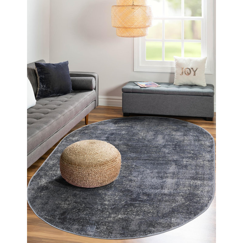 Tapis oriental gris Janousek, Ovale 3 pi 1 po x 5 pi 3 po