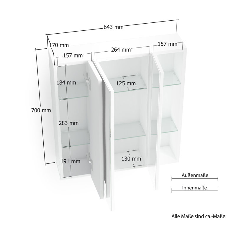 Tailar Wall Bathroom Shelves